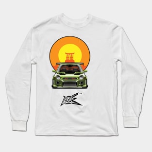 SUBARU IMPREZA WRX GC8 BUGEYE lime green Long Sleeve T-Shirt